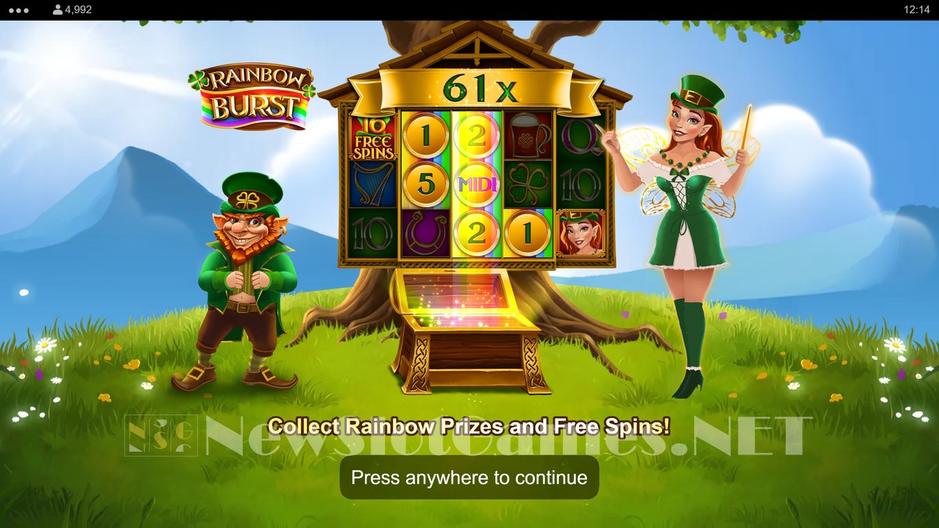 Rainbow Burst Slot Demo Image