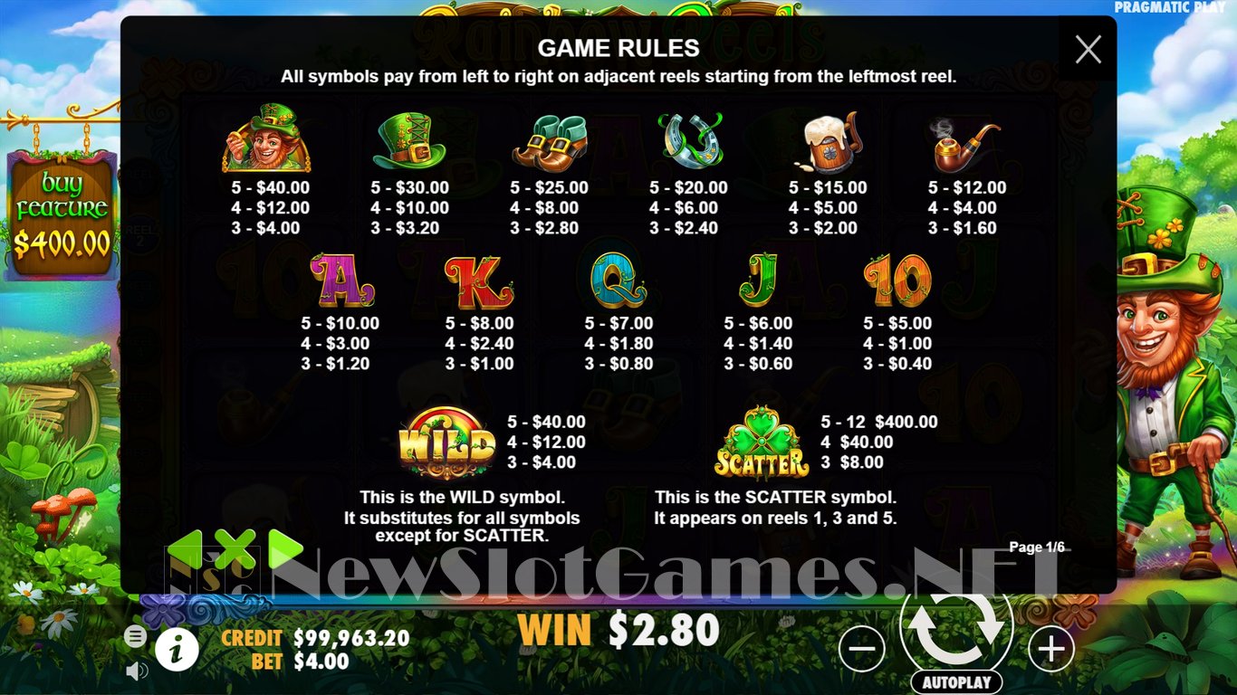 Rainbow Reels Slot Slot Image in Demo - pic. 6