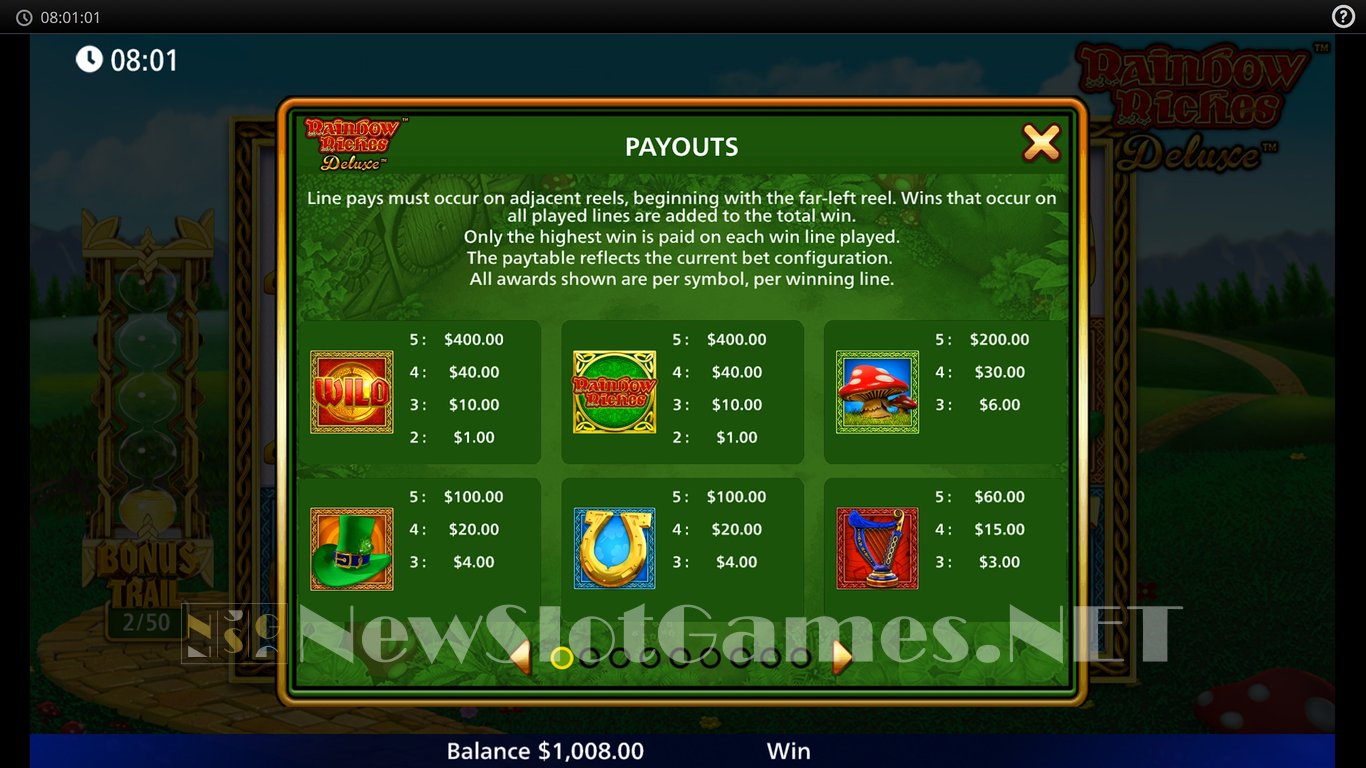 Rainbow Riches Deluxe Slot Slot Image in Demo - pic. 9