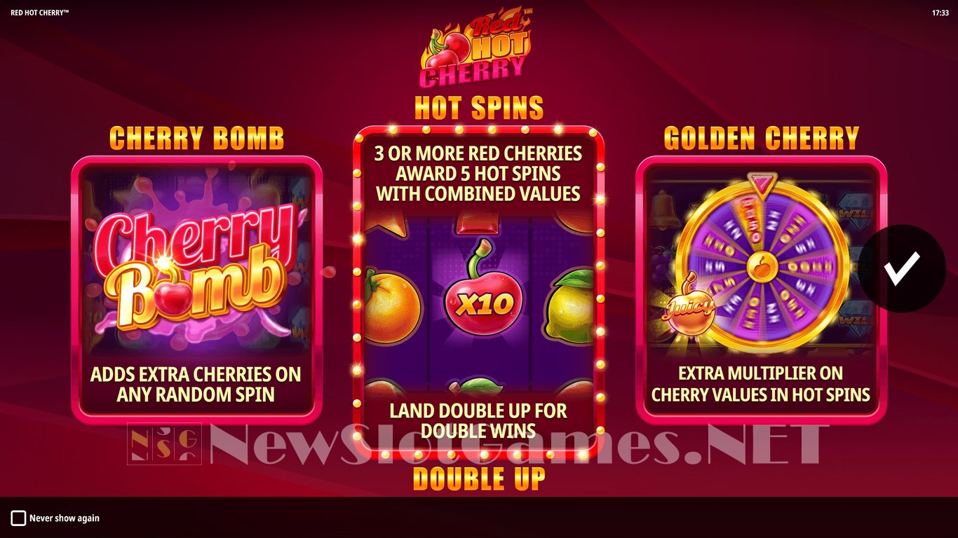 Red Hot Cherry Slot Demo Image