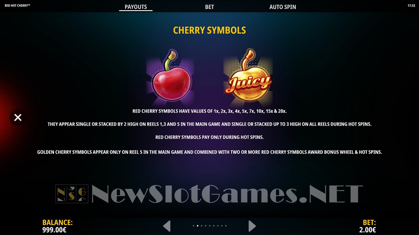 Red Hot Cherry Slot Slot Image in Demo - pic. 5