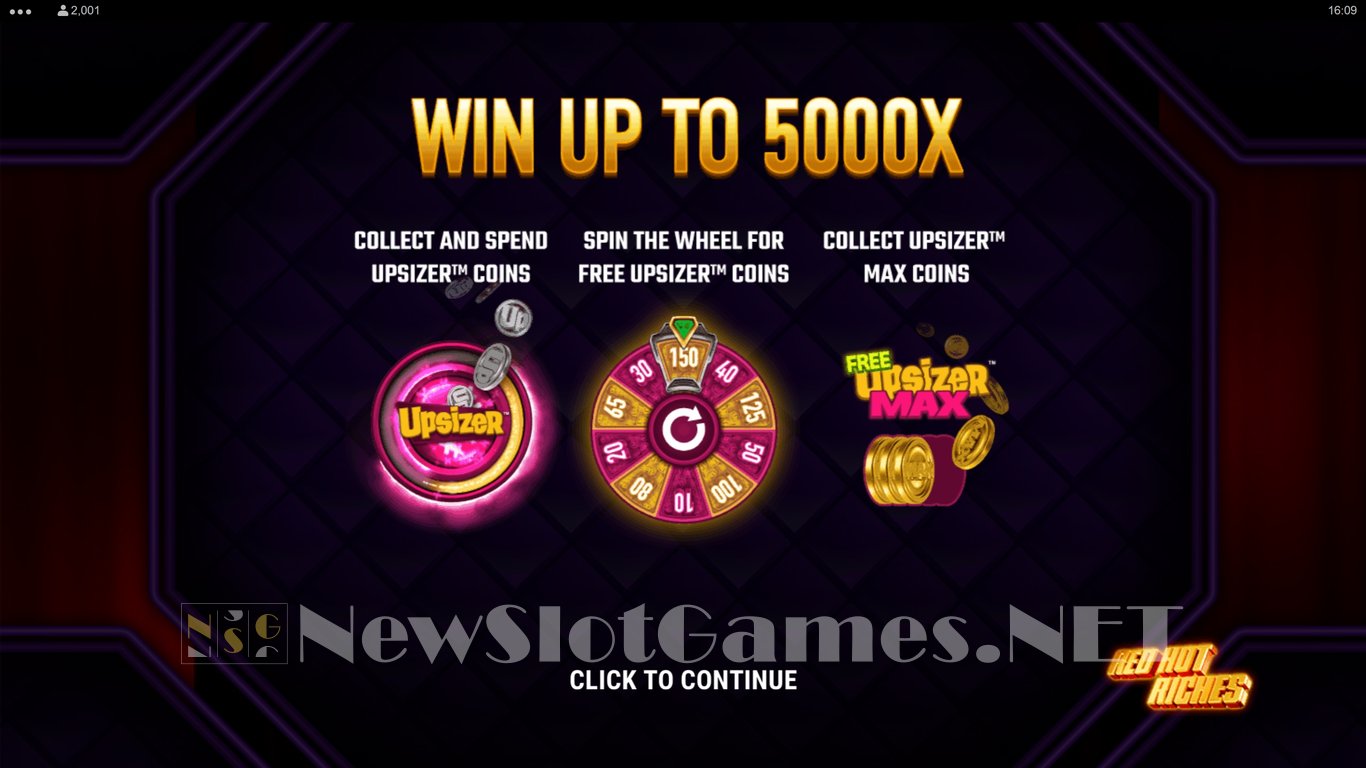 Red Hot Riches Slot Demo Image