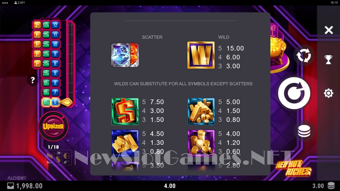 Red Hot Riches Slot Slot Image in Demo - pic. 6