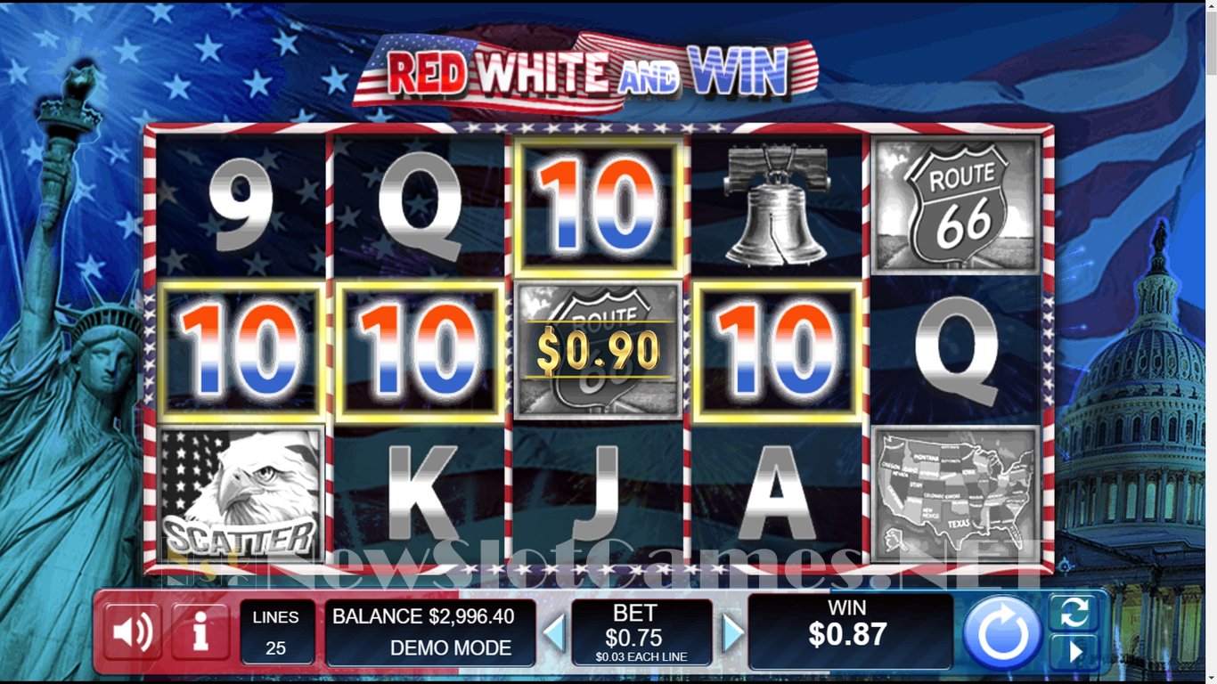 Red White and Win Slot Slot Image in Demo - pic. 4