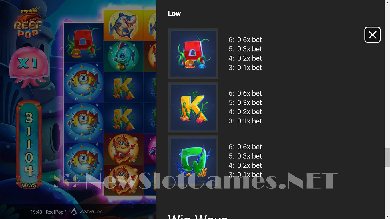 ReefPop Slot Slot Image in Demo - pic. 15