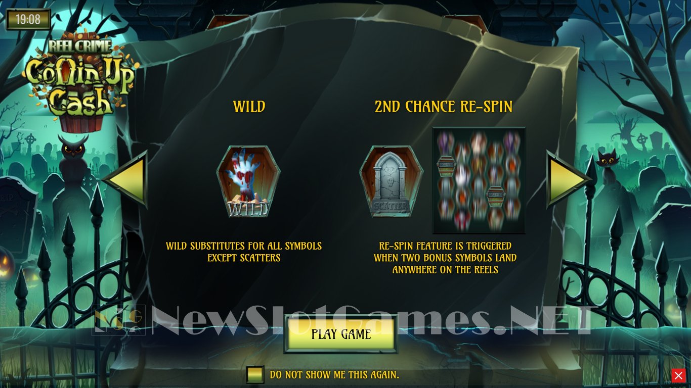 Reel Crime Coffin Up Cash Slot Demo Image