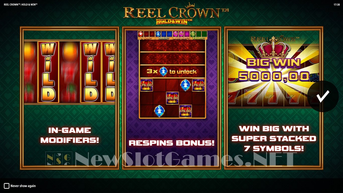 Reel Crown Hold & Win Slot Demo Image