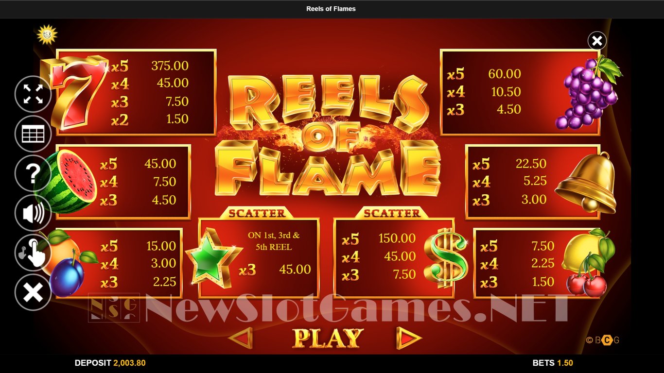 Reels of Flame Slot Slot Image in Demo - pic. 6