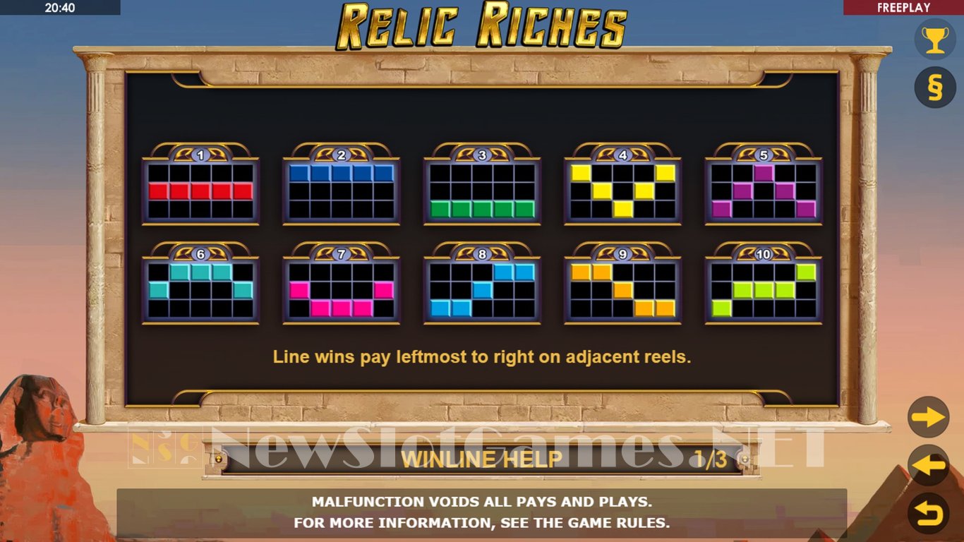 Relic Riches Slot Slot Image in Demo - pic. 7