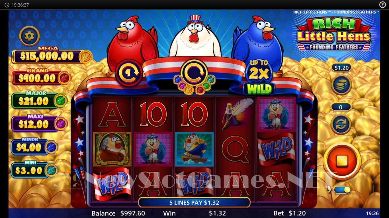 Rich Little Hens Founding Feathers Slot Slot Image in Demo - pic. 2