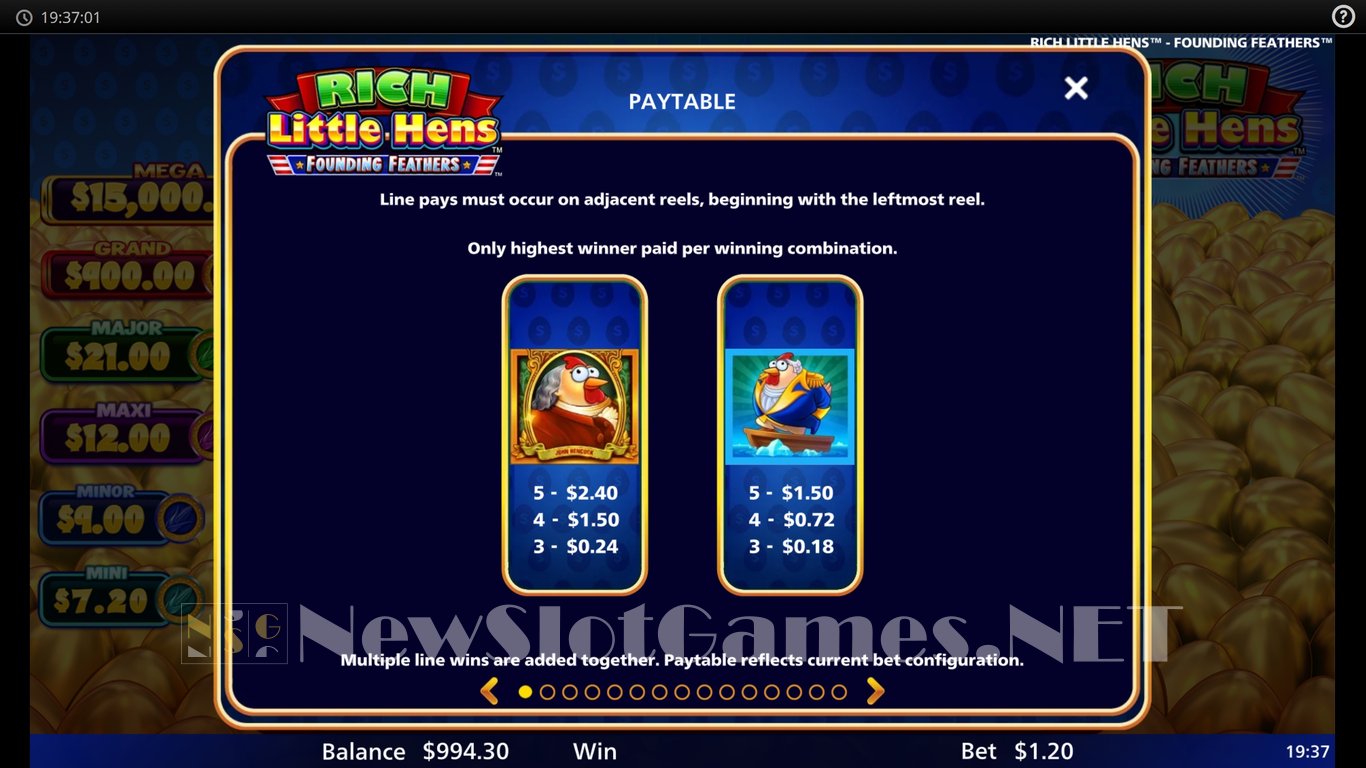 Rich Little Hens Founding Feathers Slot Slot Image in Demo - pic. 4