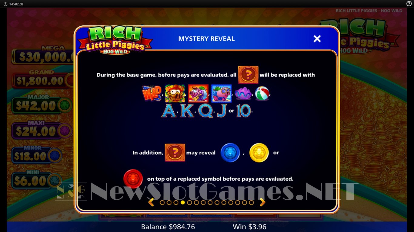 Rich Little Piggies Hog Wild Slot Slot Image in Demo - pic. 12