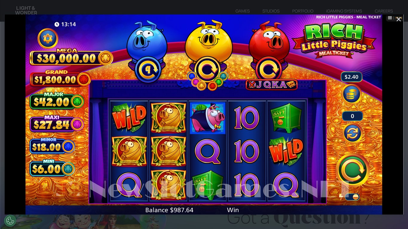 Rich Little Piggies Meal Ticket Slot Slot Image in Demo - pic. 14