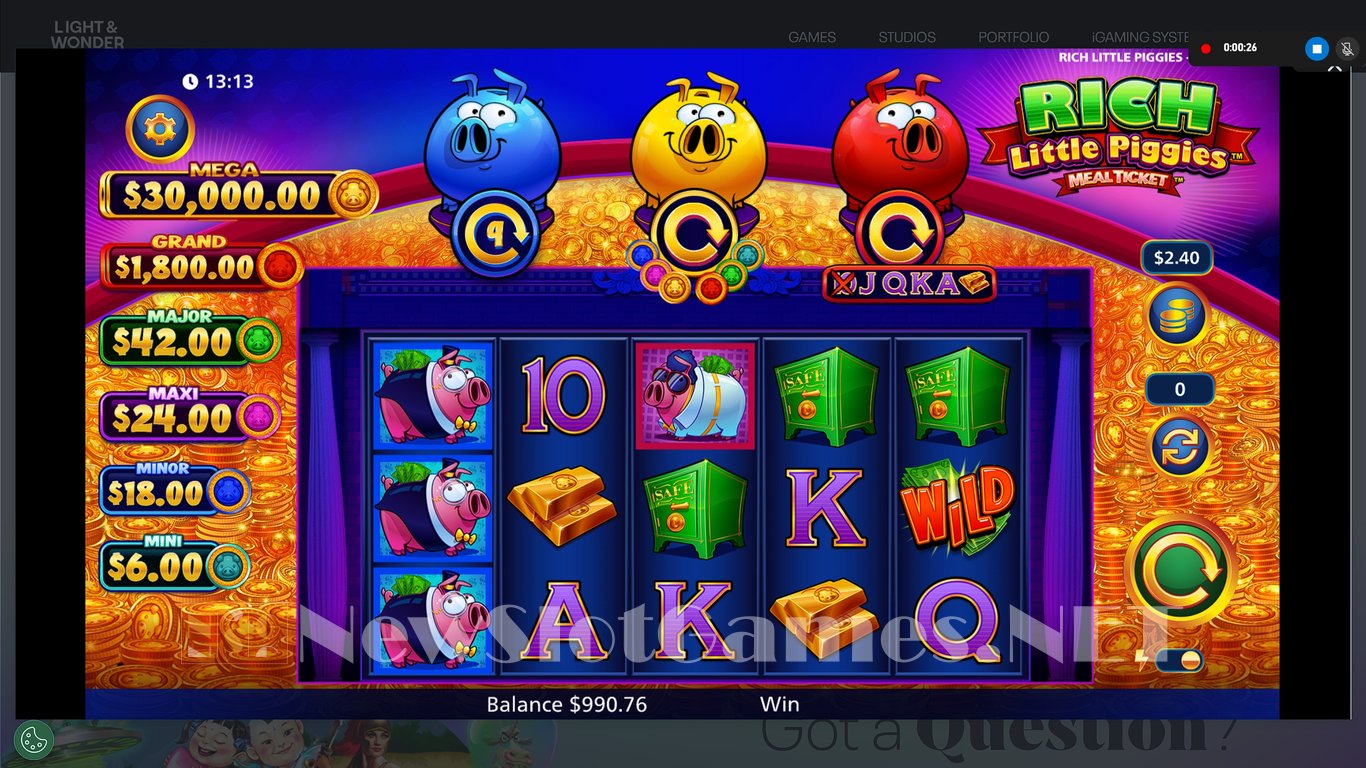 Rich Little Piggies Meal Ticket Slot Slot Image in Demo - pic. 4