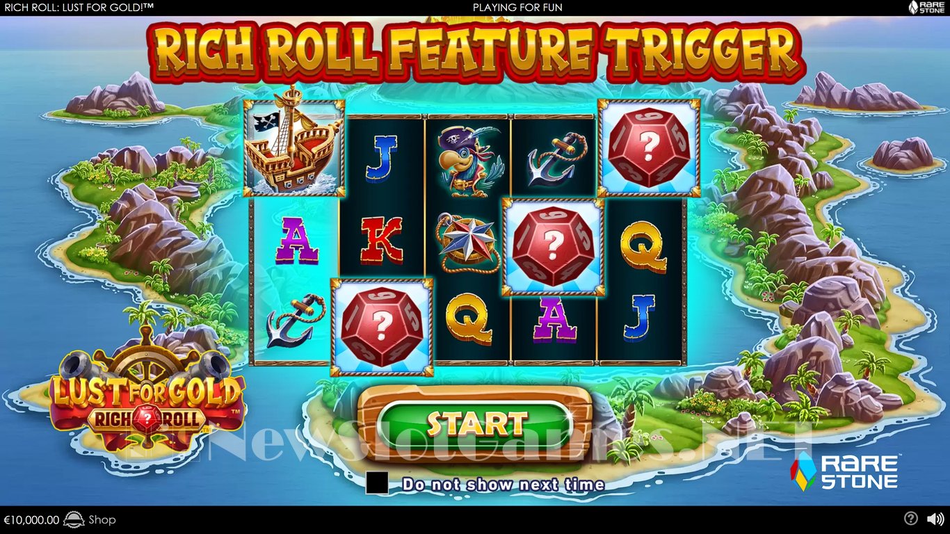 Rich Roll Lust For Gold Slot Demo Image