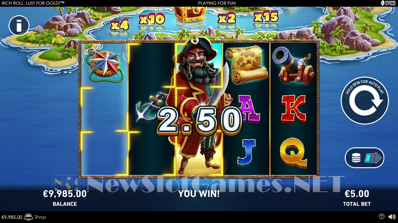 Rich Roll Lust For Gold Slot Slot Image in Demo - pic. 3
