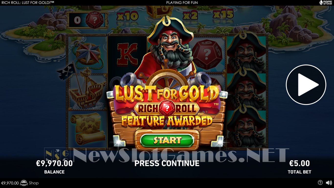 Rich Roll Lust For Gold Slot Slot Image in Demo - pic. 5
