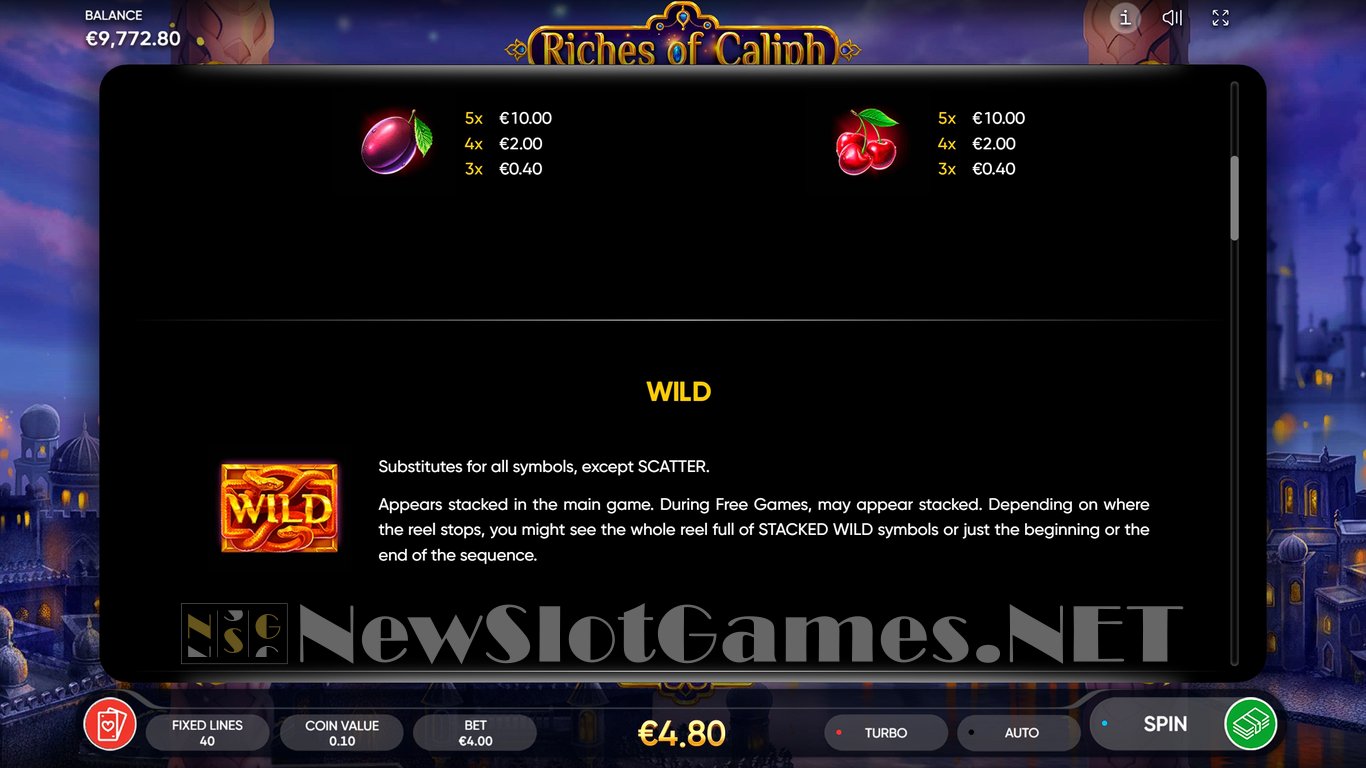Riches of Caliph Slot Slot Image in Demo - pic. 11