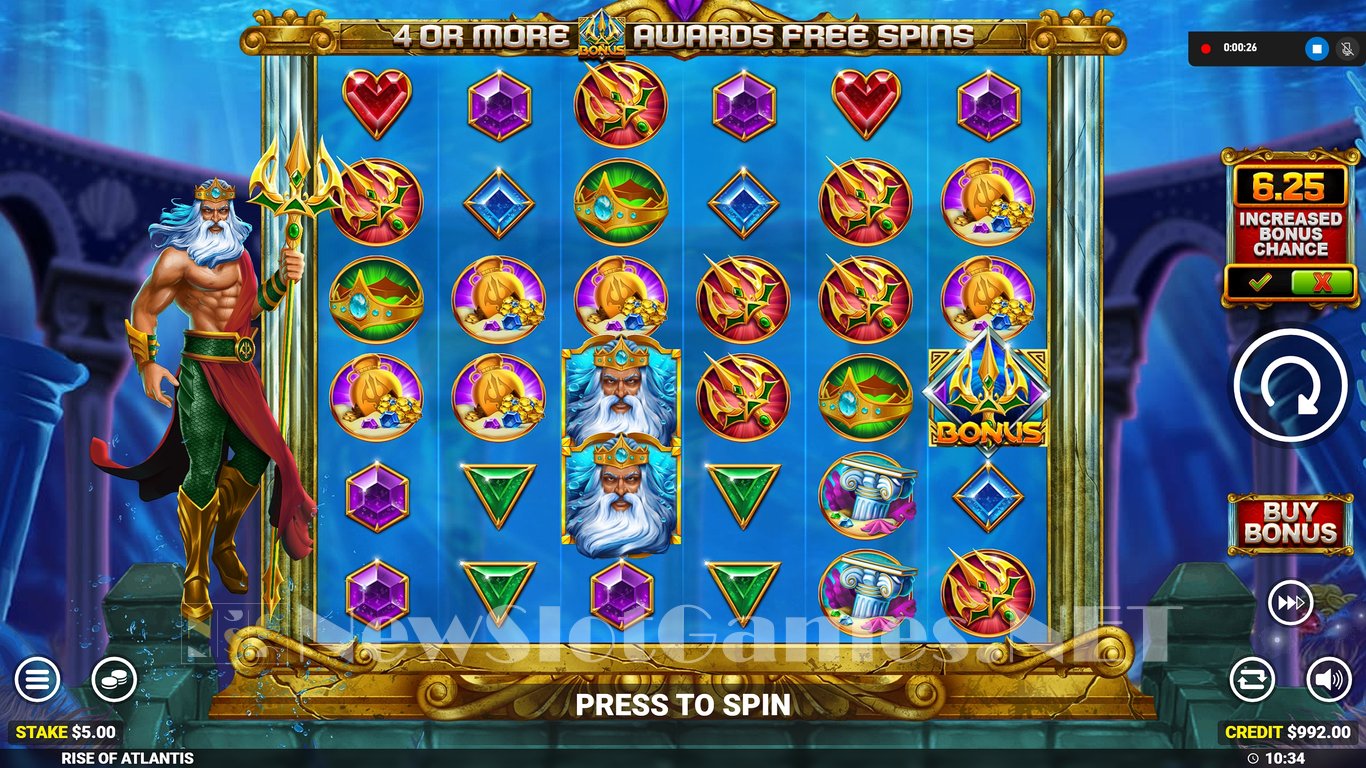 Rise of Atlantis 2 Slot Slot Image in Demo - pic. 5