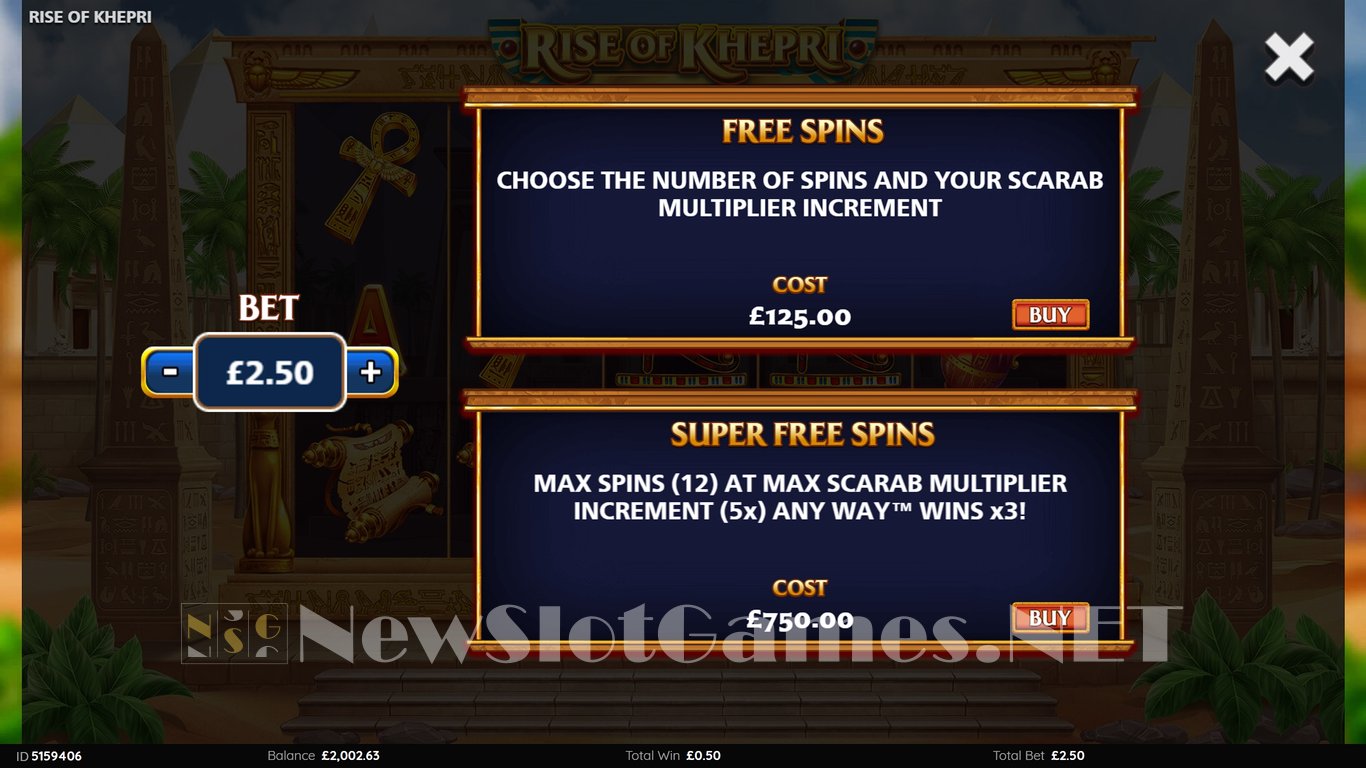 Rise of Khepri Slot Slot Image in Demo - pic. 11