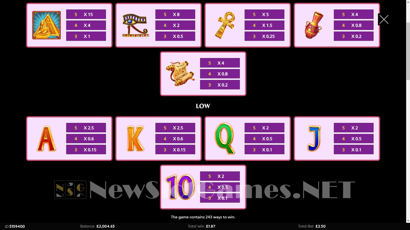 Rise of Khepri Slot Slot Image in Demo - pic. 8