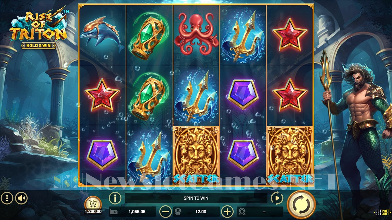 Rise of Triton Slot Demo Image