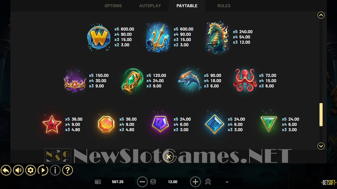 Rise of Triton Slot Slot Image in Demo - pic. 8