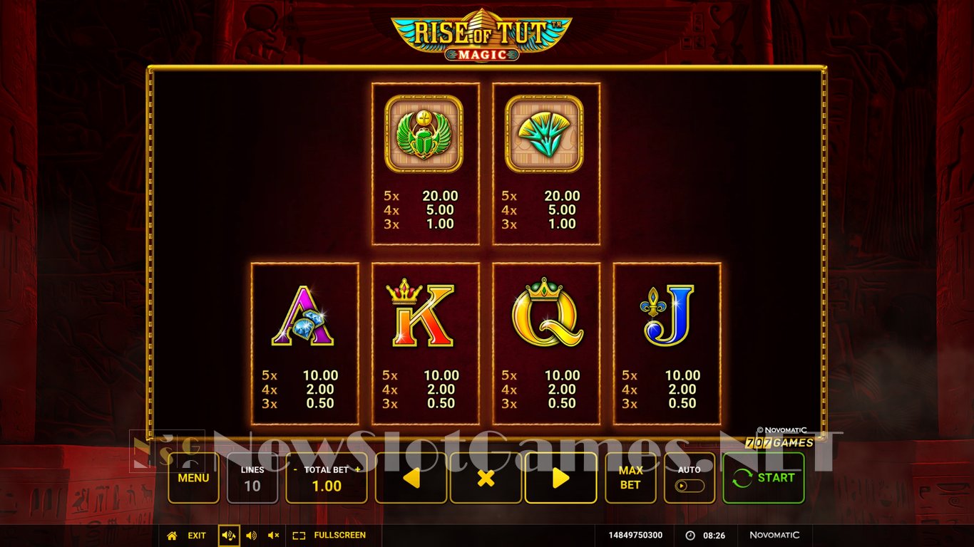 Rise of Tut Magic Slot Slot Image in Demo - pic. 8