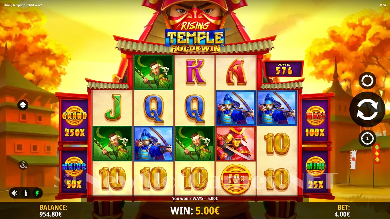 Rising Temple Hold & Win Slot Review & Demo by iSoftBet - Play Free Online