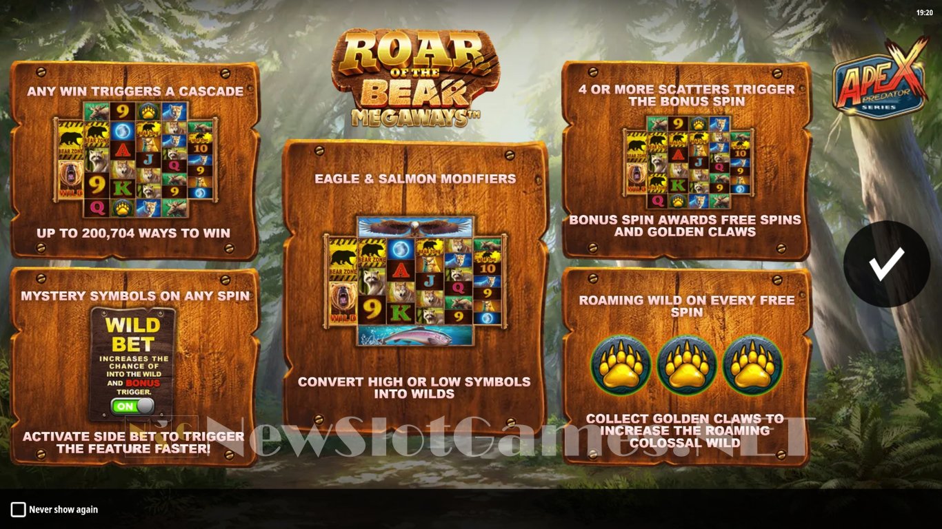 Roar of the Bear Megaways Slot Demo Image