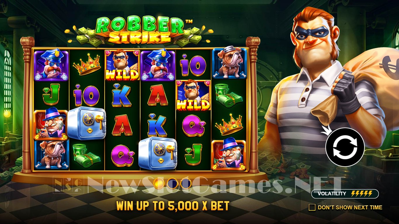 Robber Strike Slot Demo Image
