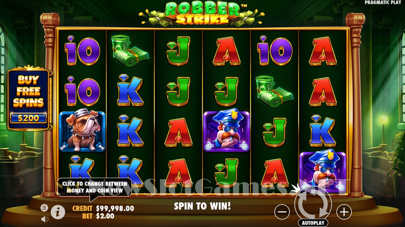 Robber Strike Slot Slot Image in Demo - pic. 2