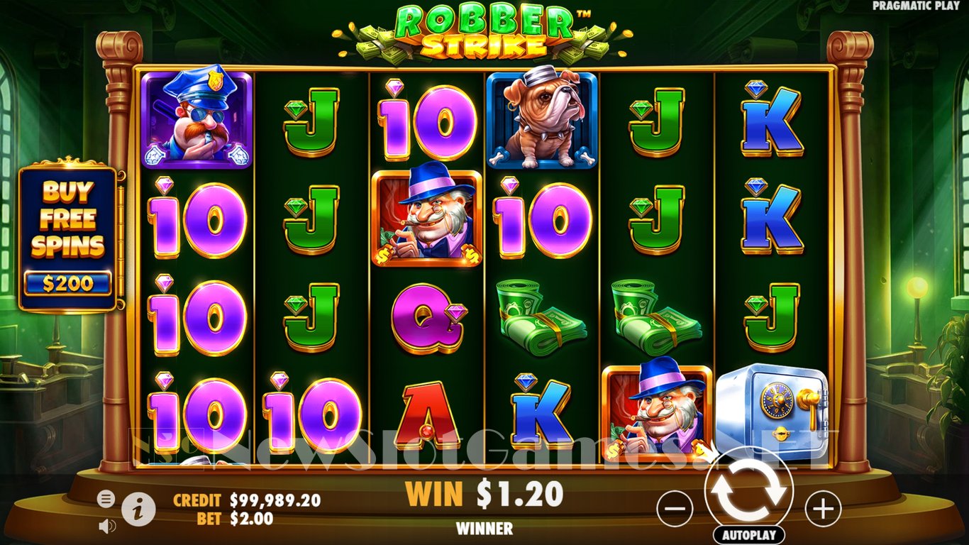 Robber Strike Slot Slot Image in Demo - pic. 3