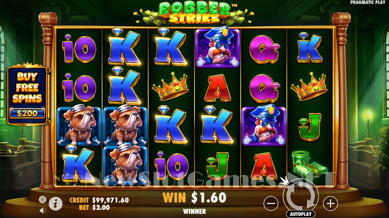 Robber Strike Slot Slot Image in Demo - pic. 4