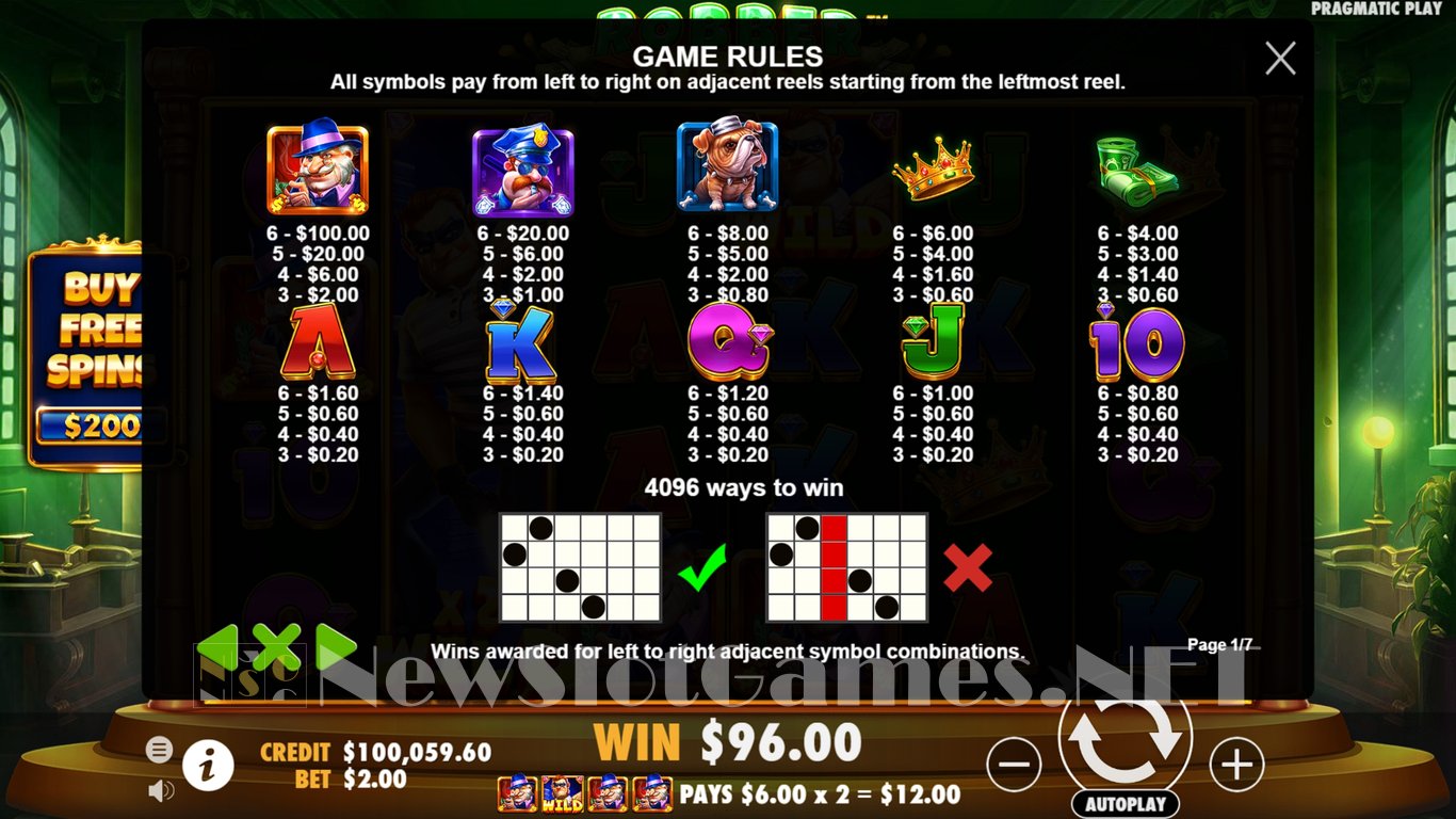 Robber Strike Slot Slot Image in Demo - pic. 7