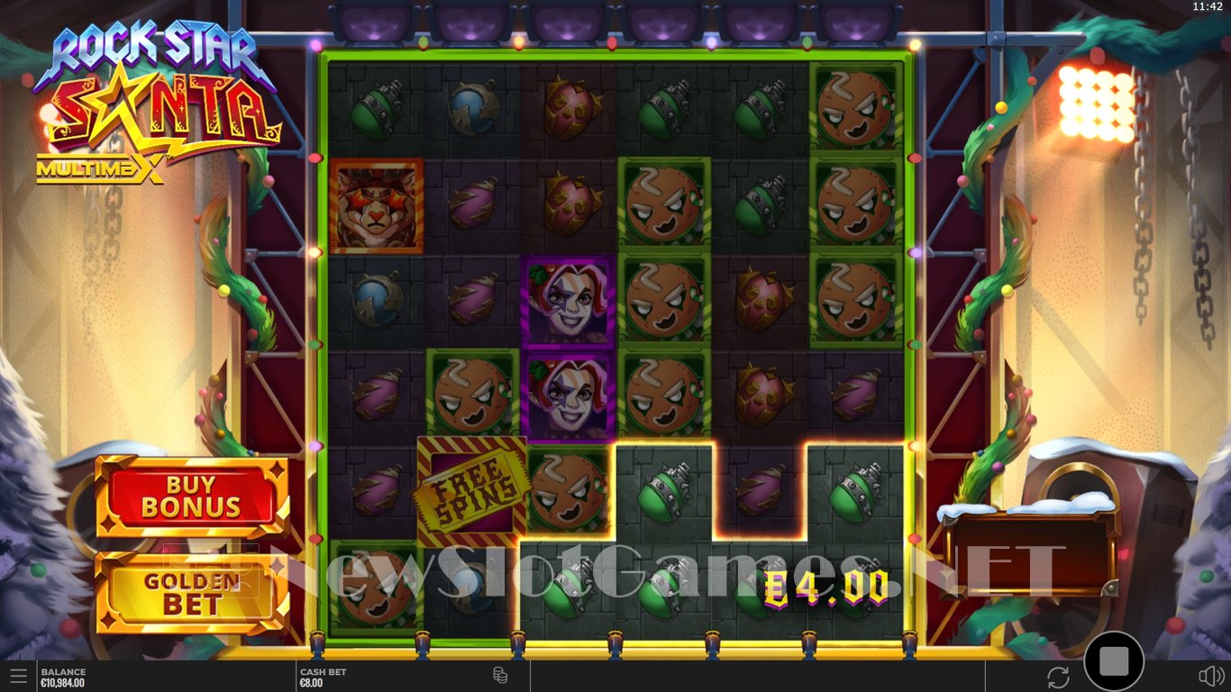Rock Star Santa MultiMax Slot Slot Image in Demo - pic. 3