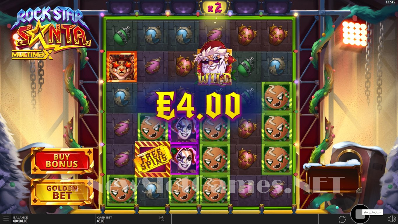 Rock Star Santa MultiMax Slot Slot Image in Demo - pic. 4