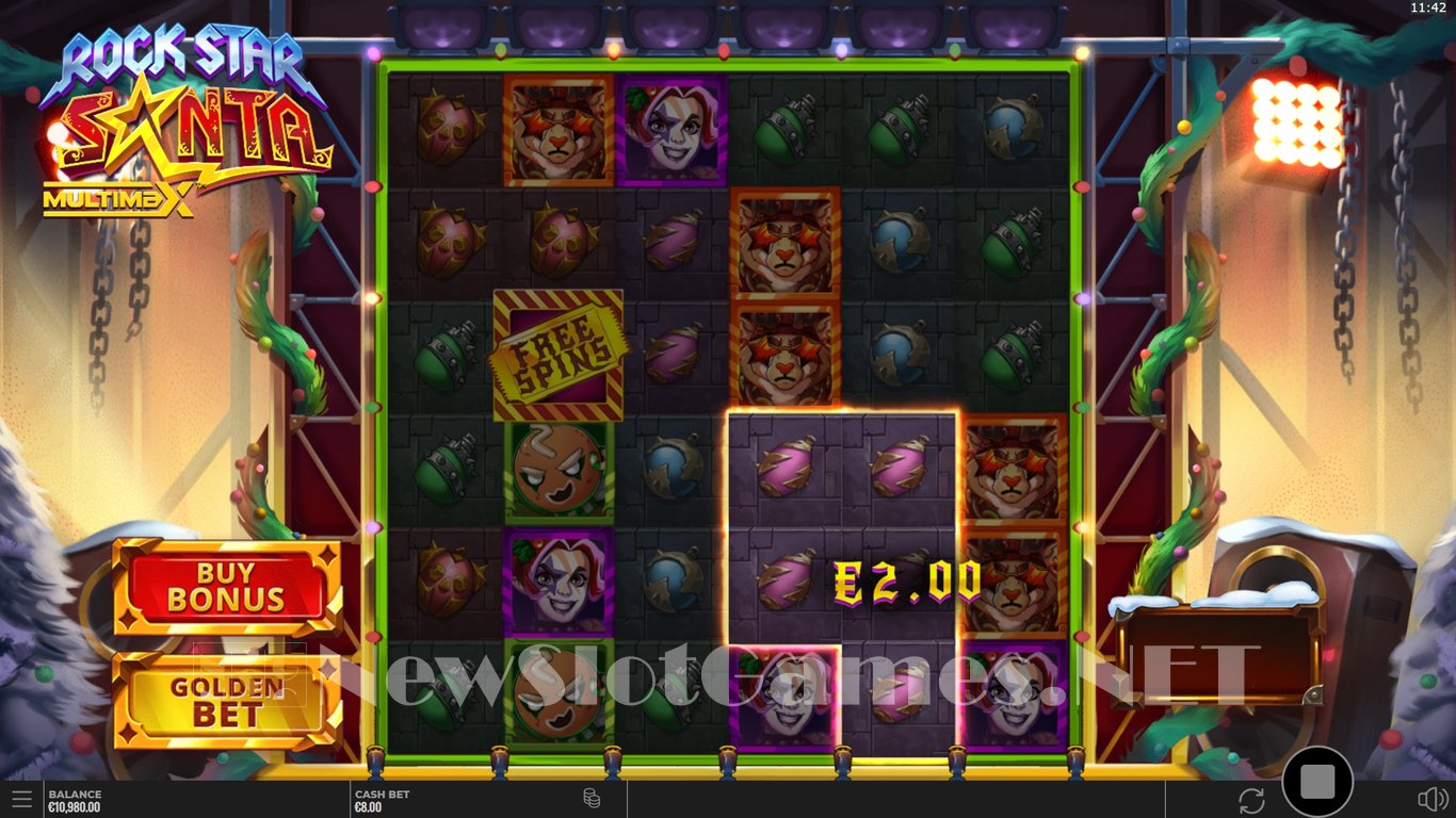 Rock Star Santa MultiMax Slot Slot Image in Demo - pic. 5