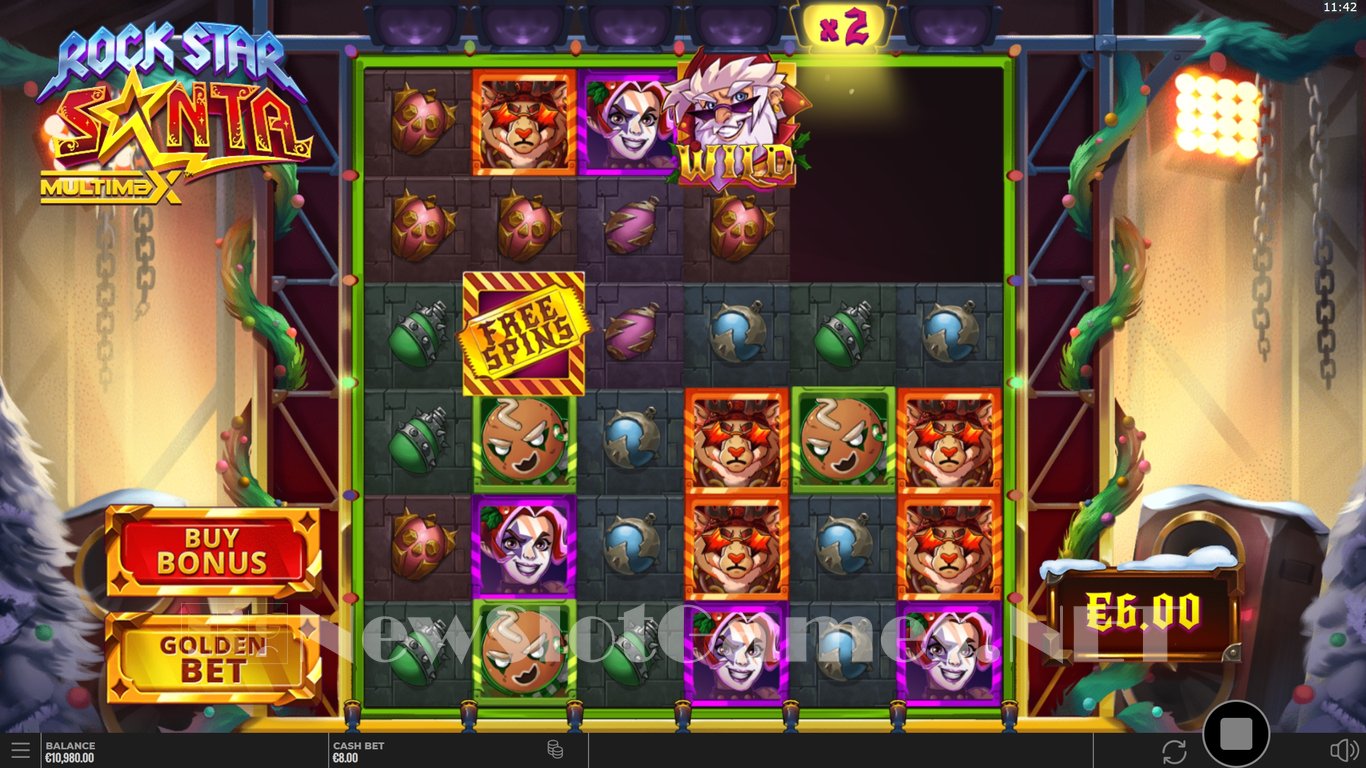 Rock Star Santa MultiMax Slot Slot Image in Demo - pic. 6