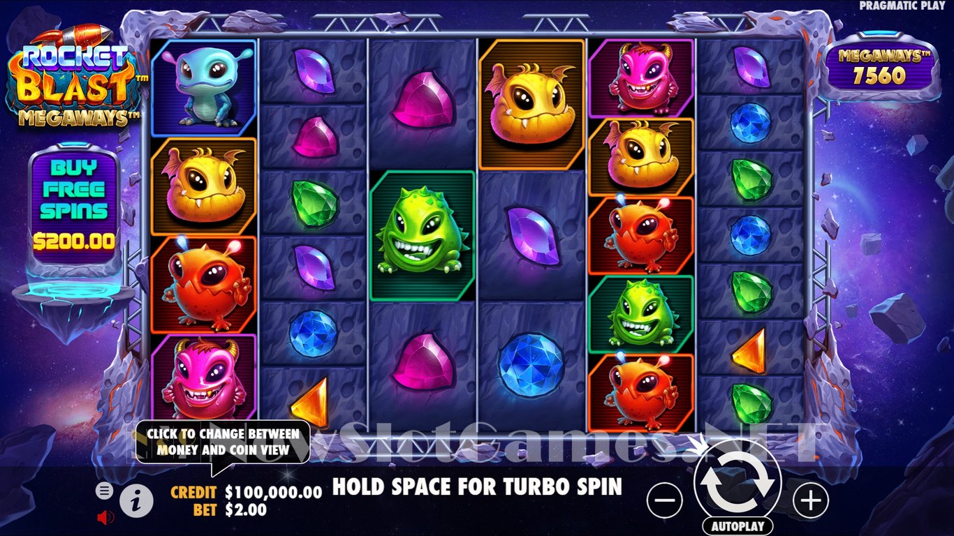Rocket Blast Megaways Slot Demo Image