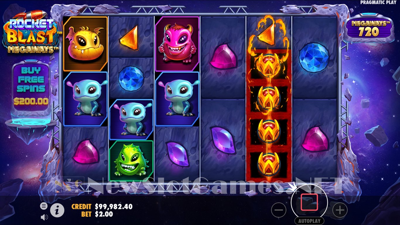 Rocket Blast Megaways Slot Slot Image in Demo - pic. 3