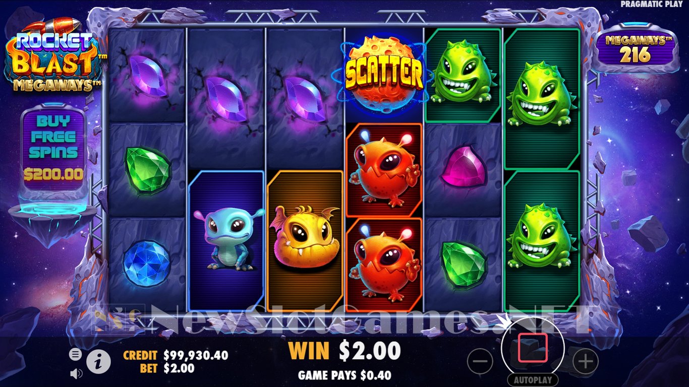 Rocket Blast Megaways Slot Slot Image in Demo - pic. 4
