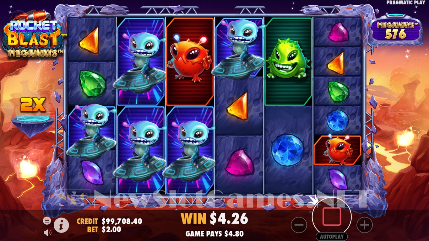 Rocket Blast Megaways Slot Slot Image in Demo - pic. 9