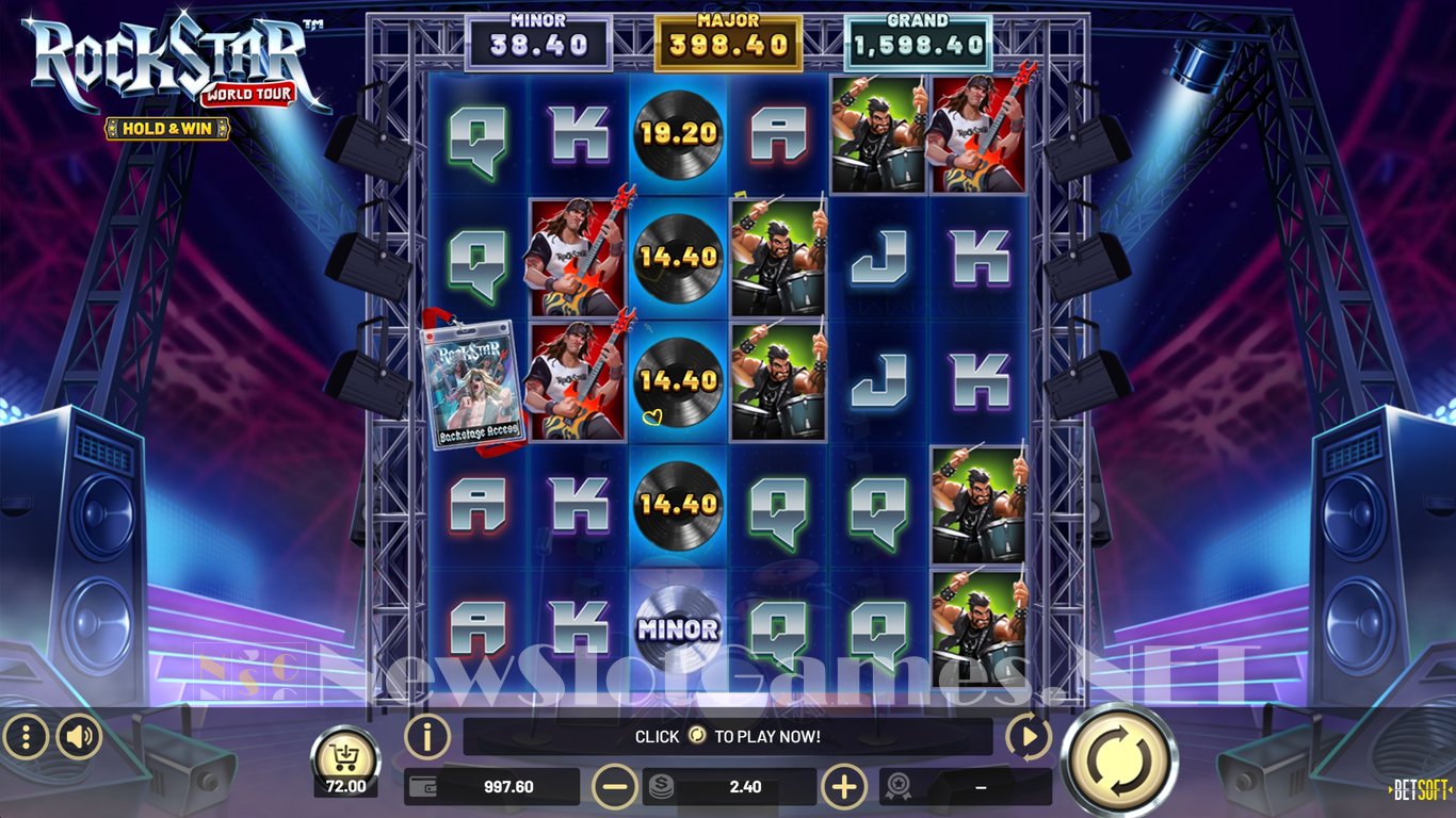 Rockstar World Tour Slot Demo Image