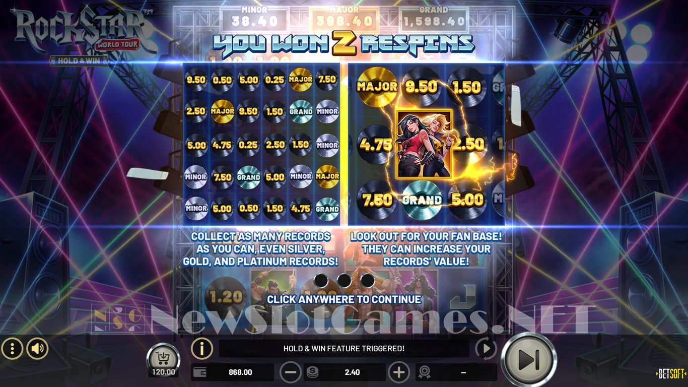 Rockstar World Tour Slot Slot Image in Demo - pic. 5