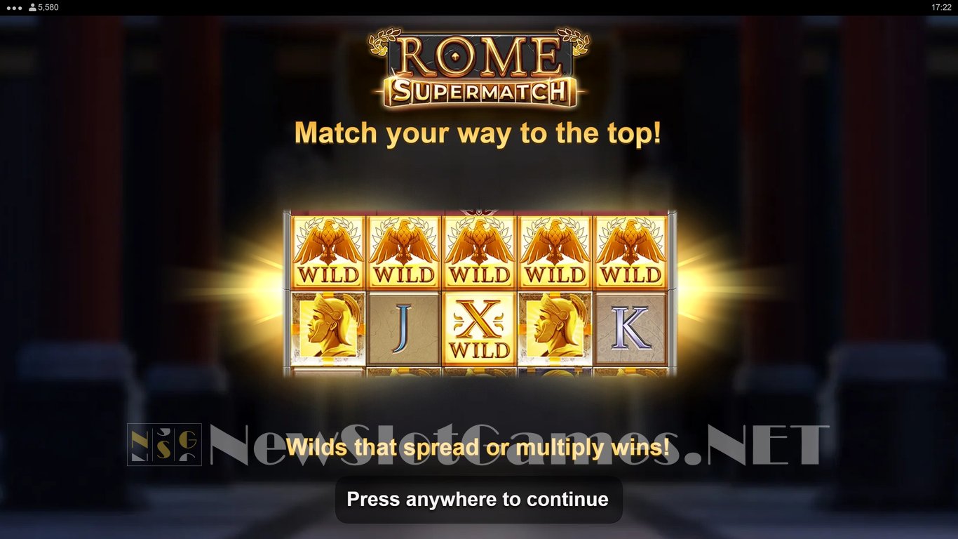 Rome Supermatch Slot Demo Image