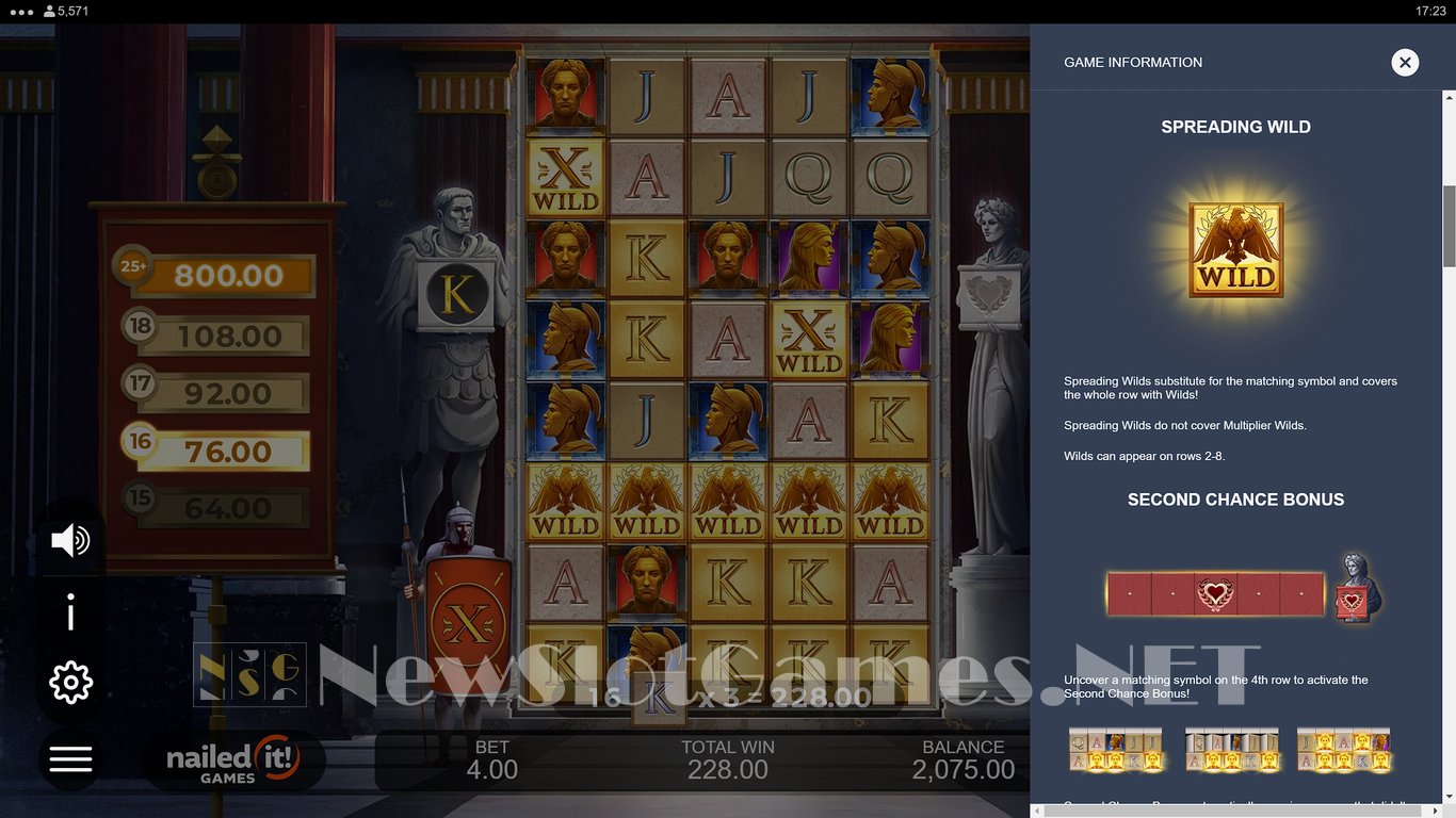 Rome Supermatch Slot Slot Image in Demo - pic. 15