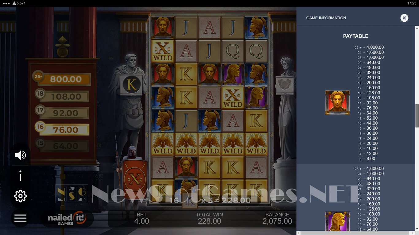 Rome Supermatch Slot Slot Image in Demo - pic. 16