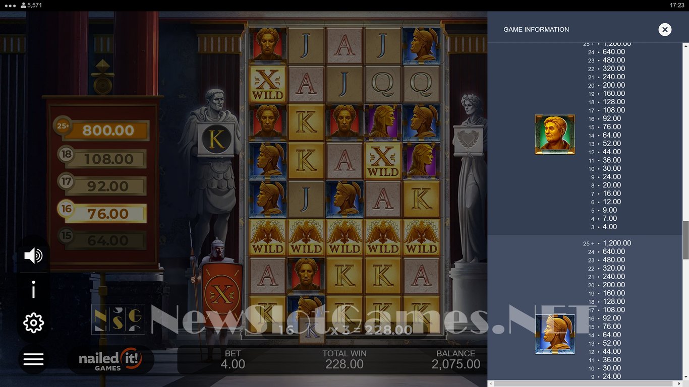 Rome Supermatch Slot Slot Image in Demo - pic. 17