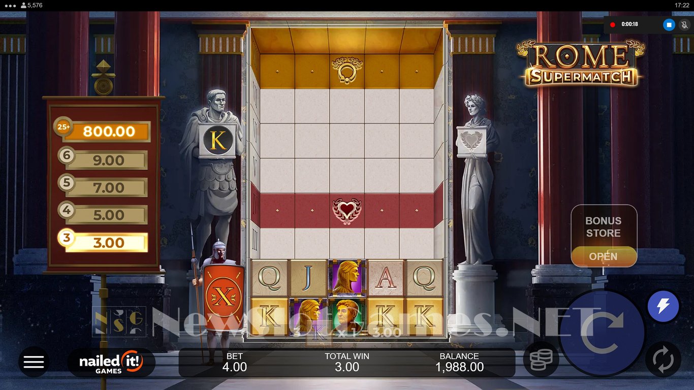Rome Supermatch Slot Slot Image in Demo - pic. 3